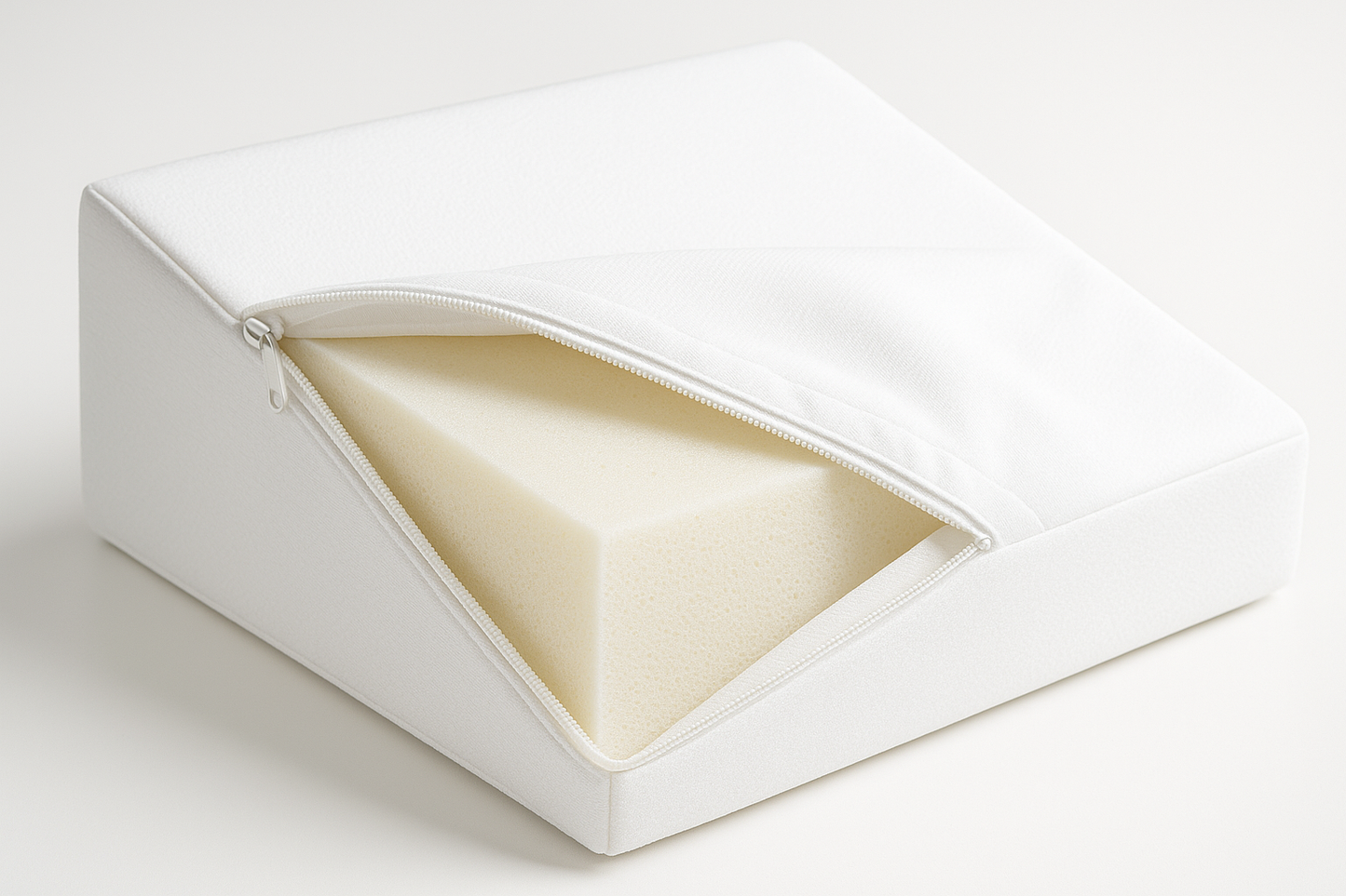 Close-up of Wedge Pillow with Foam Interior
