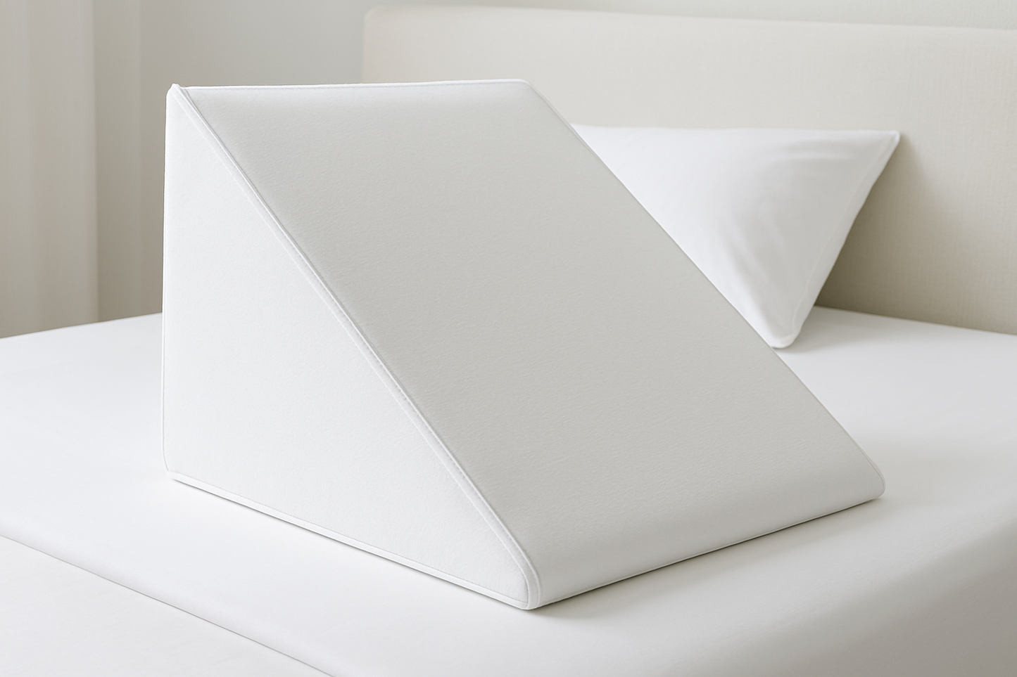 Premium White Wedge Pillow